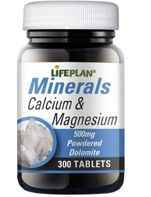 Lifeplan Calcium & Magnesium 500mg - 300 Tablets
