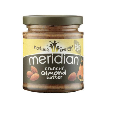 Meridian Foods Almond Butter Crunchy 100% Nuts 170g
