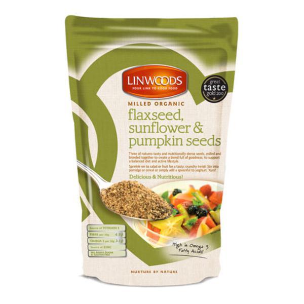 Linwoods Organic Milled Flaxseed, Sunflower & Pumpkin 200g