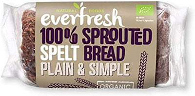 Everfresh Organic Sprouted Spelt Bread WF YF SF NAS 400g