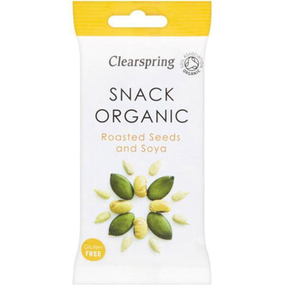 Clearspring Roasted Seeds & Soya - Organic 35g (Pack of 15)