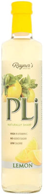 PLJ Naturally Sharp Lemon Juice 500ml (Pack of 2)