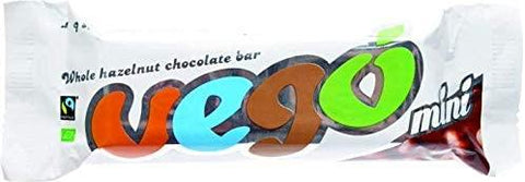 Vego Mini - Whole Hazelnut Chocolate Bar 65g (Pack of 30)