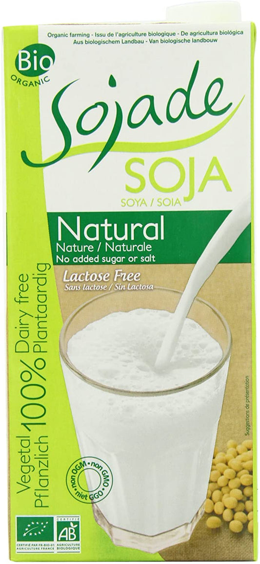 Sojade Organic Natural Soya Drink 1 Litre (Pack of 10)