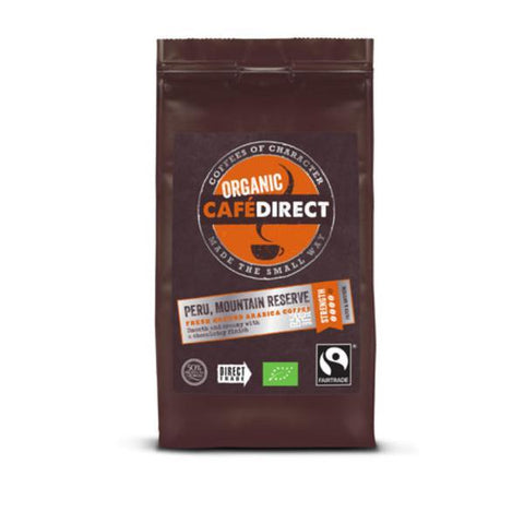 Cafe Direct Organic Peru Ground Coffee - Fairtrade 227g