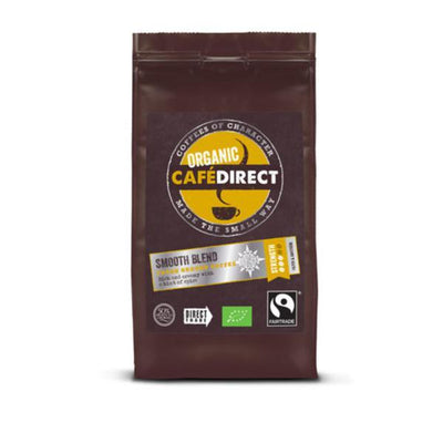 Cafe Direct Organic Smooth Blend Ground Coffee - Fairtrade 227g