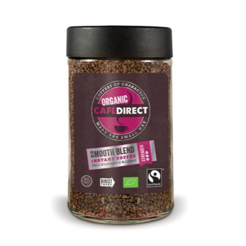 Cafe Direct Organic Smooth Instant Coffee - Fairtrade 100g