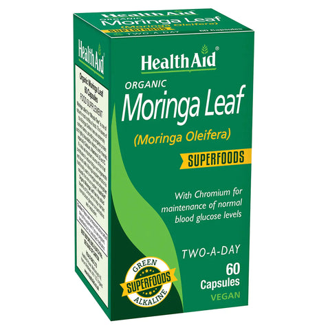 Healthaid Organic Moringa Leaf 60caps
