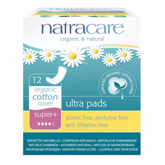 Natracare Ultra Pads Super Plus 12s