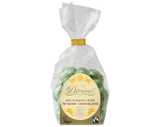 Divine Chocolate Fair Trade Dark Chocolate Mini Eggs 152g