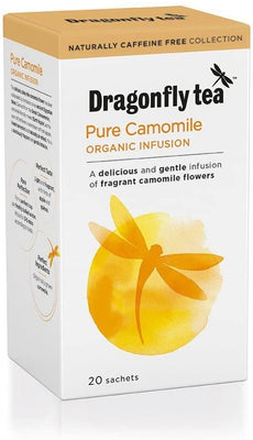 Dragonfly Teas Pure Camomile Organic Infusion 20 Bags