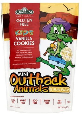 Orgran - Gluten Free Mini Outback Animals Multi Pack - Vanilla 175g