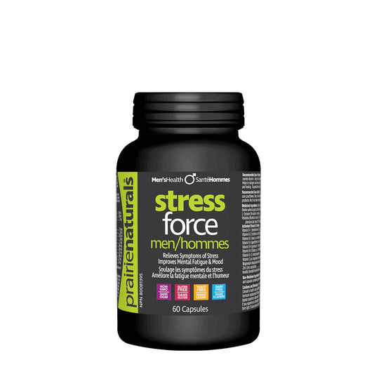 Prairie Naturals Stress Force Men 60 Capsules (Pack of 6)