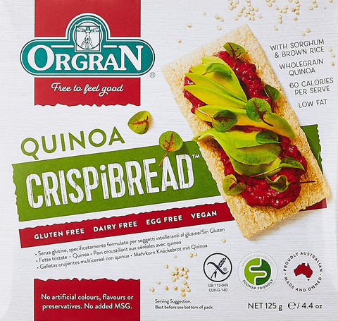 Orgran - Gluten Free Multigrain Crispbread 125g
