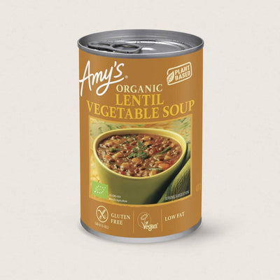 Amys Soup Lentil Vegetable Soup 400g (Pack of 6)