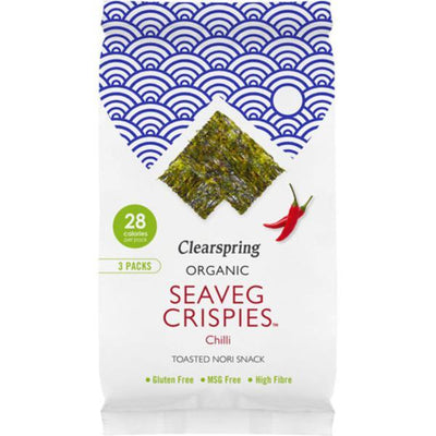 Clearspring Organic Seaveg Crispies Chilli Multipack (3x5g)