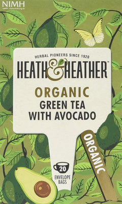 Heath & Heather Organic Green Tea & Avacado 20 Bags