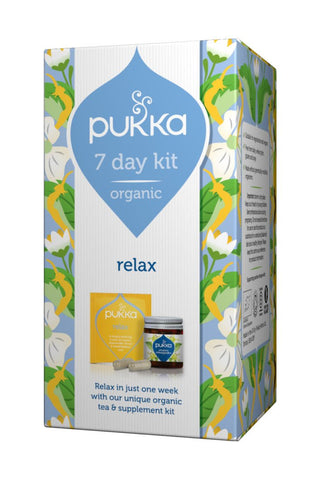 Pukka Organic 7 day kit - Relax 14 Capsules and 7 Tea Sachets