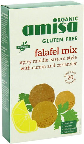 Amisa Organic Gluten Free Falafel Mix 160g (Pack of 6)