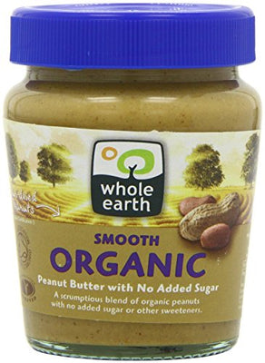 Whole Earth Peanut Butter - Organic Smooth 227g