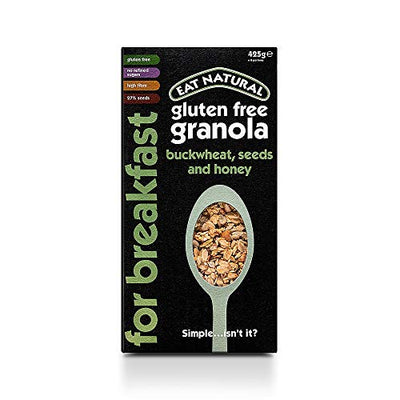 Eat Natural GF Buckwheat & Honey Granola 425g