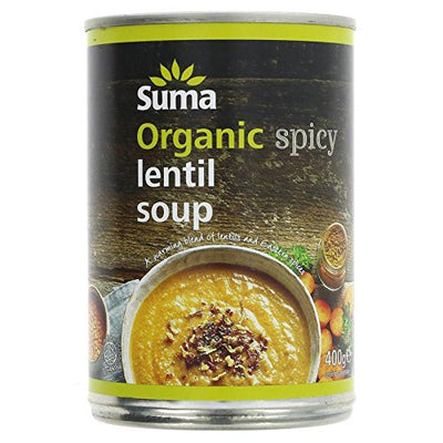 Suma Wholefoods Organic Spicy Lentil Soup 400g