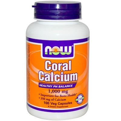 NOW Foods Coral Calcium, 1000mg 100 vcaps