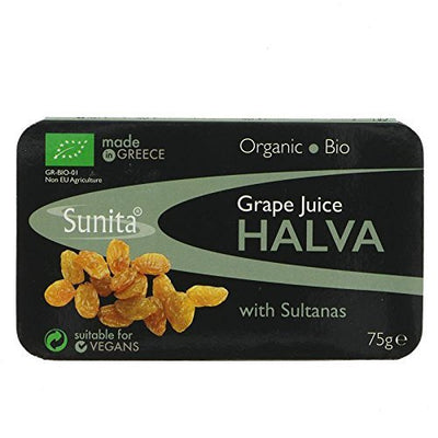 Sunita Organic Grape/Sultana Halva 75g