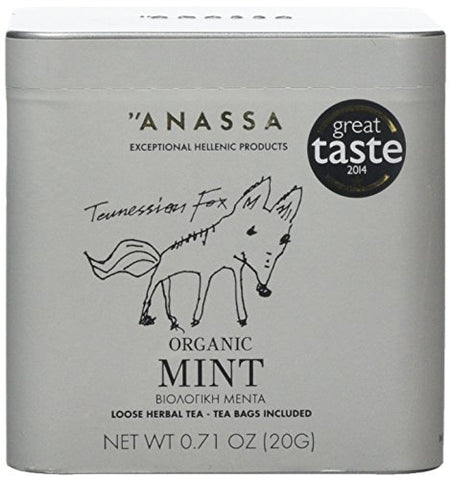 Anassa Mint Loose Leaf Herbal Infusion (Tin Box) 20g