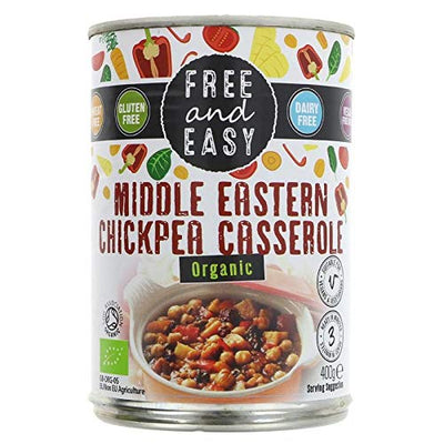 Free & Easy Organic Middle Eastern Chickpea Casserole 400g