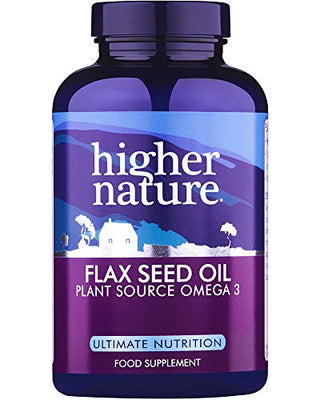 Higher Nature Omega Excellence Flax Seed Oil Capsules 180 caps