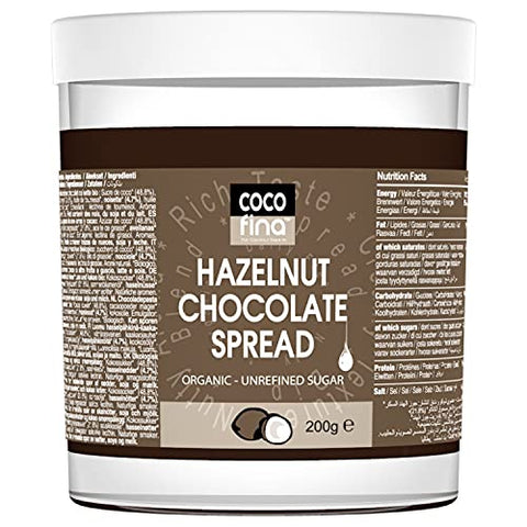 Cocofina Organic Hazelnut Chocolate Spread 200g