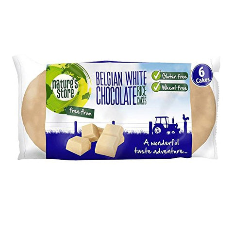 Nature's Store Belgian White Choc Rice Cakes 100g