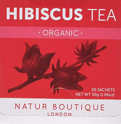 Natur Boutique Organic Hibiscus Tea 20 Sachet