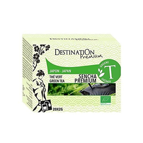 Destination Organic Japanese Sencha Green Tea 20 Sachets