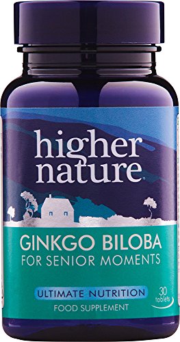 Higher Nature Mega Potency Ginkgo 6000 30 Vege Tablets