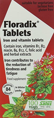 Salus Floradix Iron and Vitamin 84 Tablets