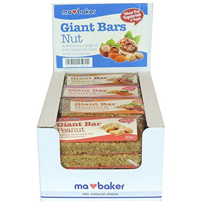 Ma Baker Giant Bars - Mixed Nut 90g  (Pack of 20)