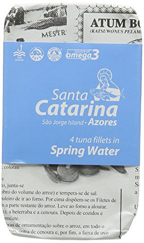 Santa Catarina Tuna Fillets In Spring Water 120g