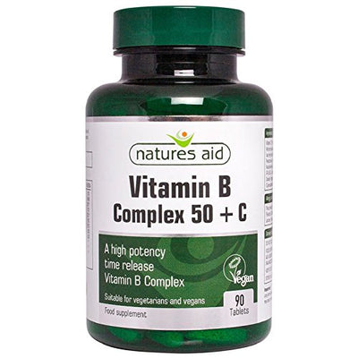 Natures Aid Vitamin B Complex + C (High Potency)