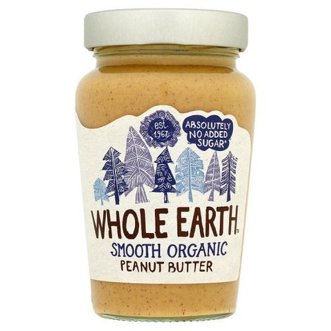 Whole Earth Peanut Butter - Organic Smooth 340g