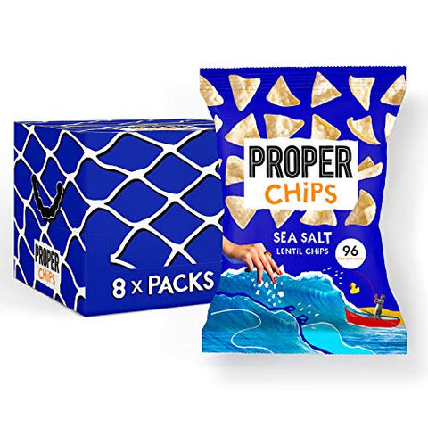 Properchips Sea Salt Sharing 85g (Pack of 8)