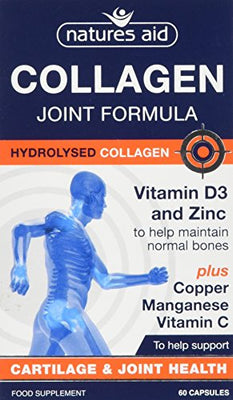 Natures Aid Collagen Joint Formula with Vitamin D3 & Zinc 60