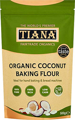 Tiana Organic Fairtrade Coconut Flour 500g