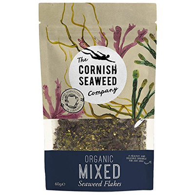 The Cornish Seaweed Company A hearty mix of organic seaweed flakes. 60g