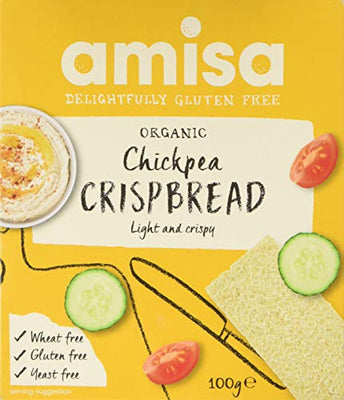 Amisa Organic Chickpea Crispbread 100g