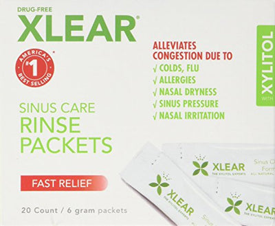 Xlear Sinus Care System NetiXlear Neti Wash 20x6g