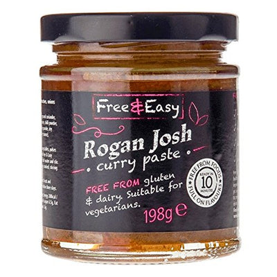 Free & Easy Gluten Free Rogan Josh Curry Paste - 198g
