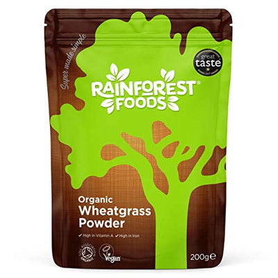 Rainforest Foods Organic NZ Wheatgrass Powder 200g