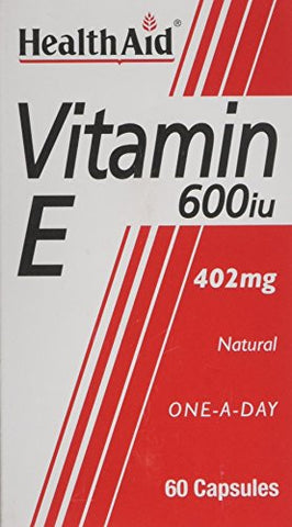 HealthAid Vitamin E 600iu Natural 60 capsule